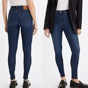 LEVI'S LEVIS Premium 721 High Rise Skinny Jeans Medium or Dark Wash High Waisted